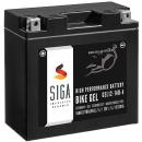 SIGA Bike Gel Motorrad Batterie YT14B-4 14Ah 12V